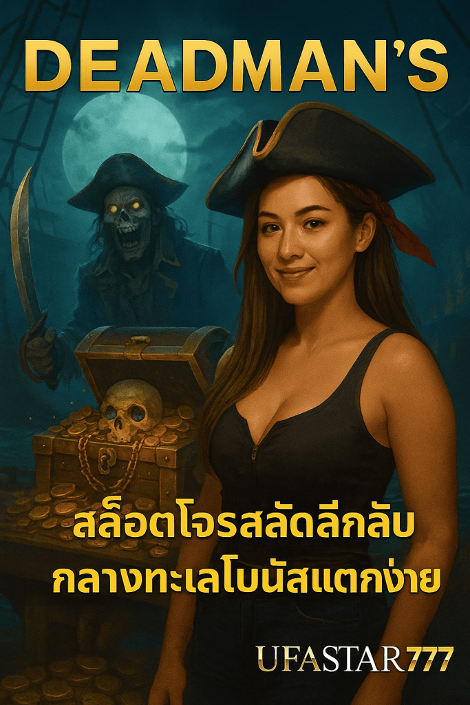 DEADMAN'S UFASTAR777 สล็อตโจรสลัดลึกลับกลางทะเล โบนัสแตกง่าย