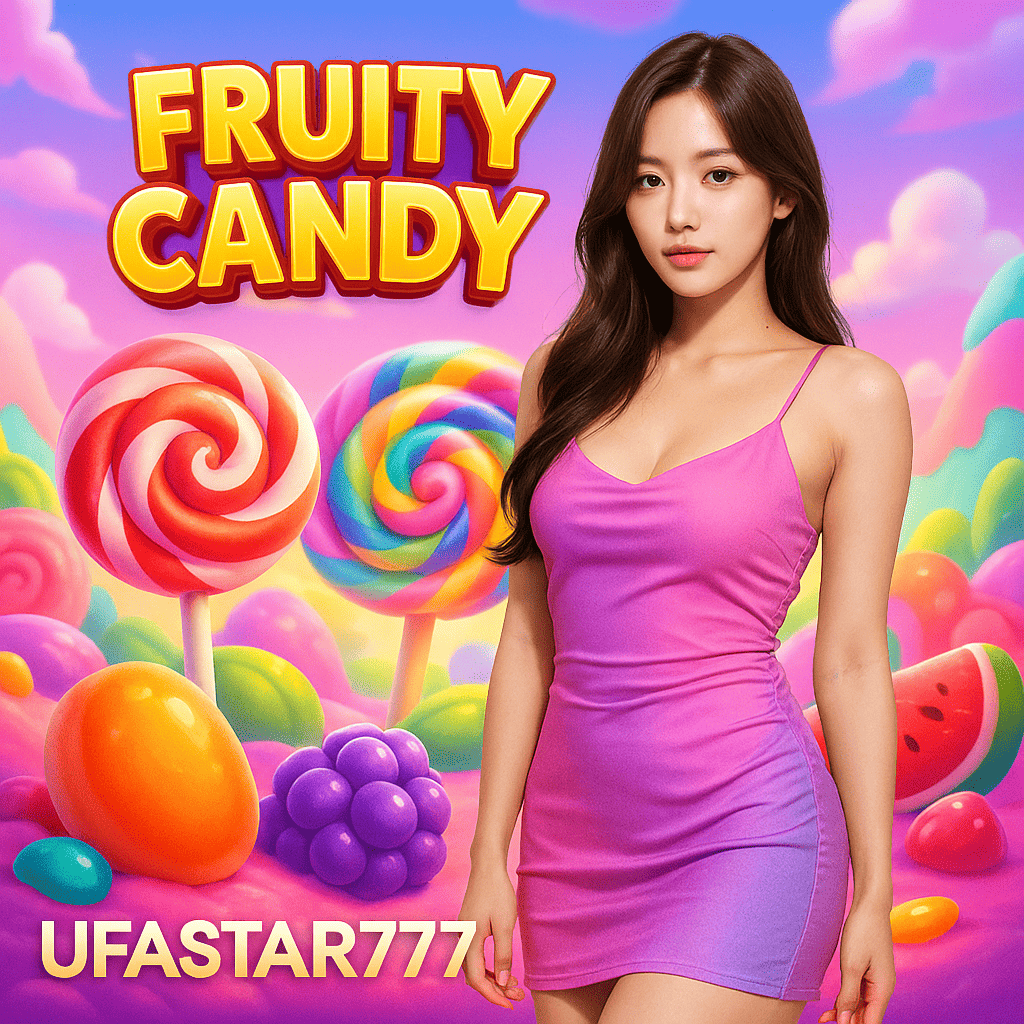 FRUITY CANDY สล็อตลูกกวาดผลไม้สดใสจาก UFASTAR777 แตกง่าย