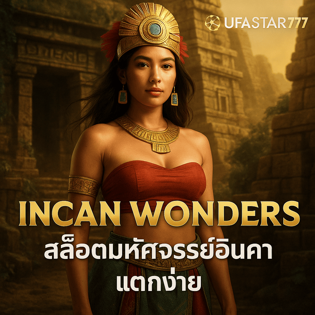 INCAN WONDERS UFASTAR777 สล็อตมหัศจรรย์อินคา แตกง่าย