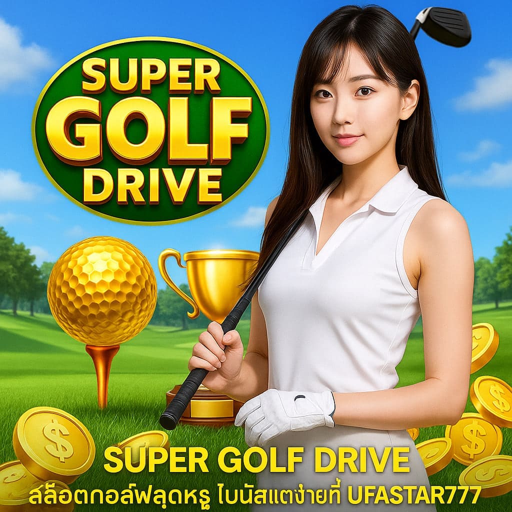 SUPER GOLF DRIVE สล็อตกอล์ฟสุดหรู โบนัสแตกง่ายที่ UFASTAR777