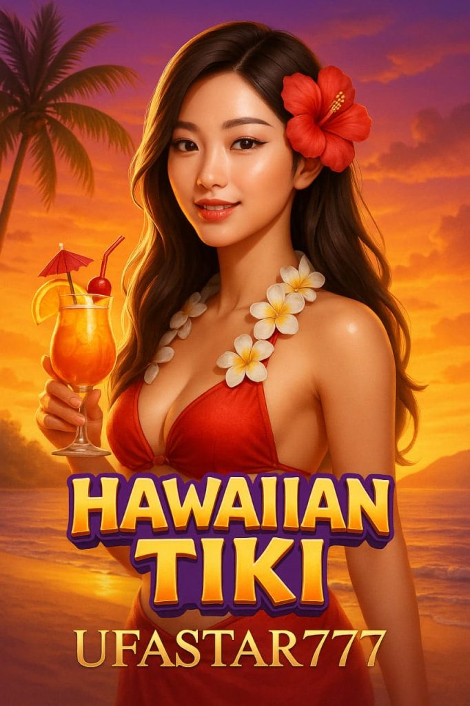 Hawaiian Tiki สล็อตเกาะสวรรค์ โบนัสแตกง่ายจาก UFASTAR777
