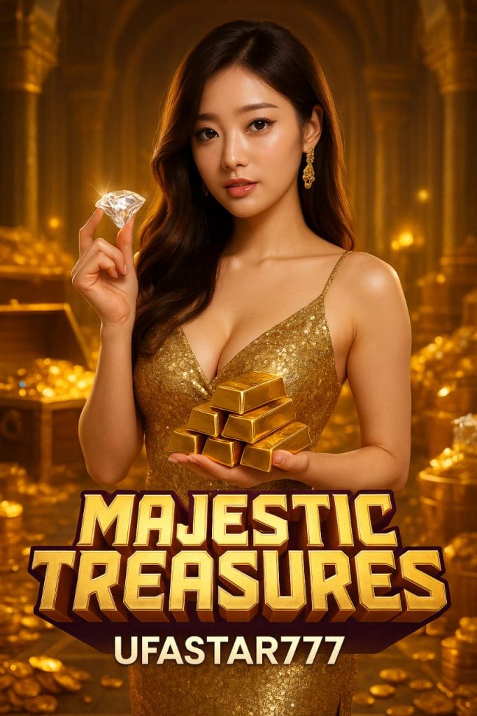 MAJESTIC TREASURES ขุมทรัพย์ทองคำแห่งโชคลาภ UFASTAR777