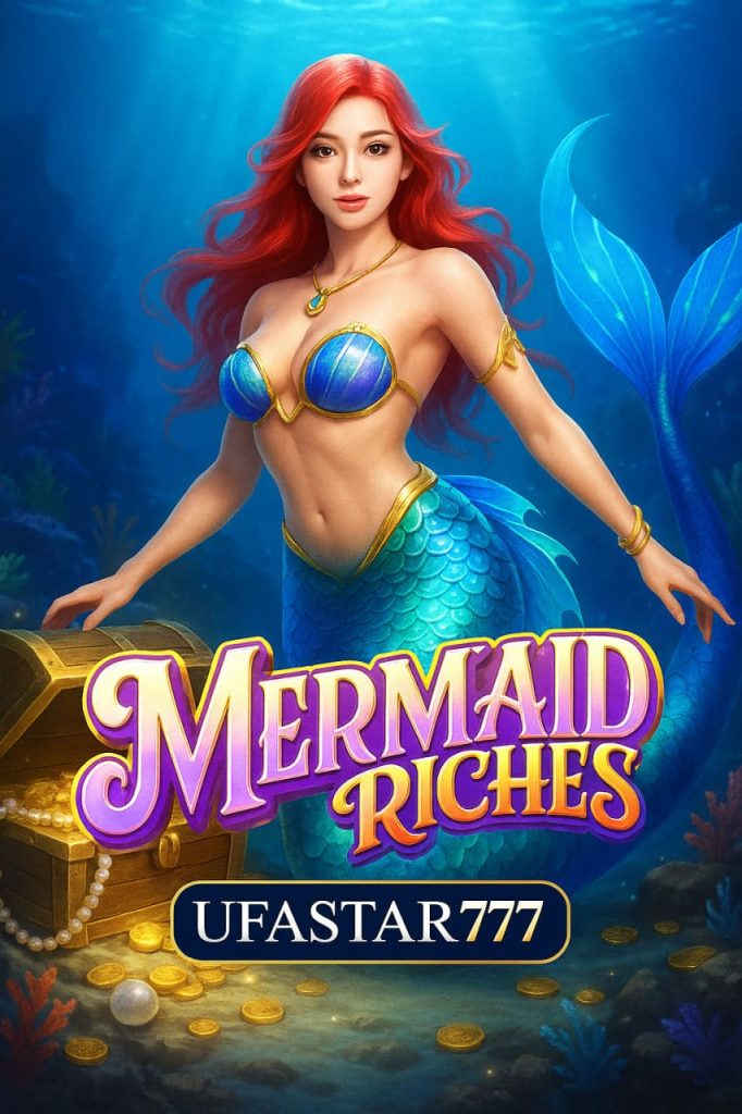 MERMAID RICHES UFASTAR777 สล็อตเงือกสาวมหาสมบัติแห่งท้องทะเลสุดตระการตา