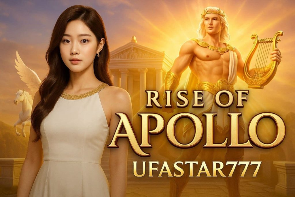 RISE OF APOLLO เทพเจ้าแห่งแสงส่องโชค ปลดพลังโบนัสทองคำกับ UFASTAR777