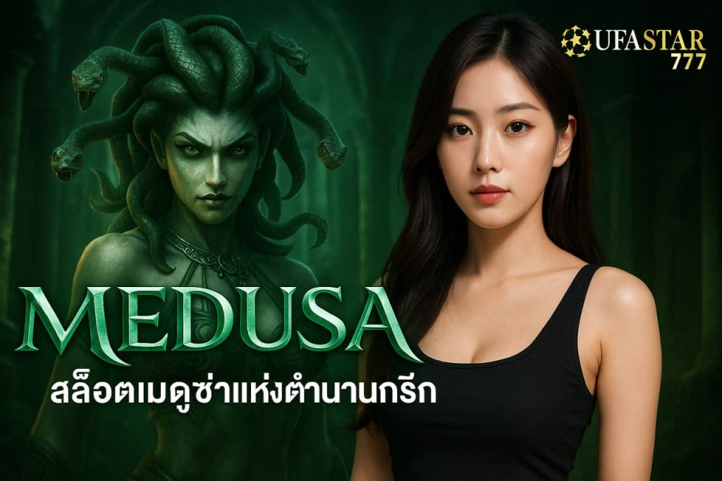 Medusa สล็อตเมดูซ่าแห่งตำนานกรีก แตกหนักจาก UFASTAR777