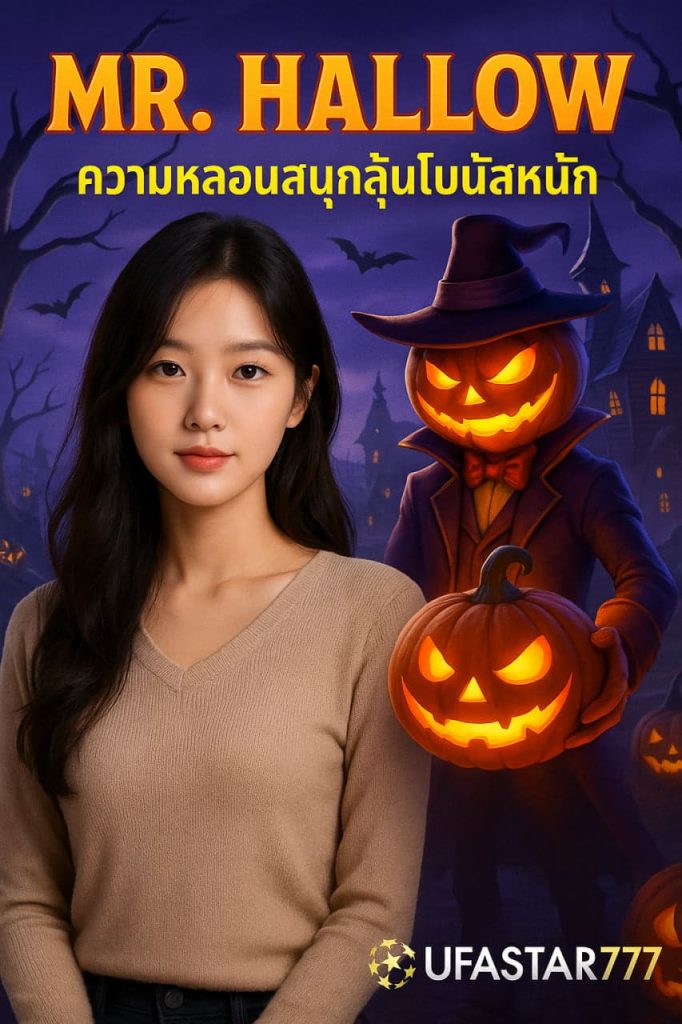 Mr. Hallow จาก UFASTAR777 ฮาโลวีนหลอนสนุกโบนัสแตกแรง