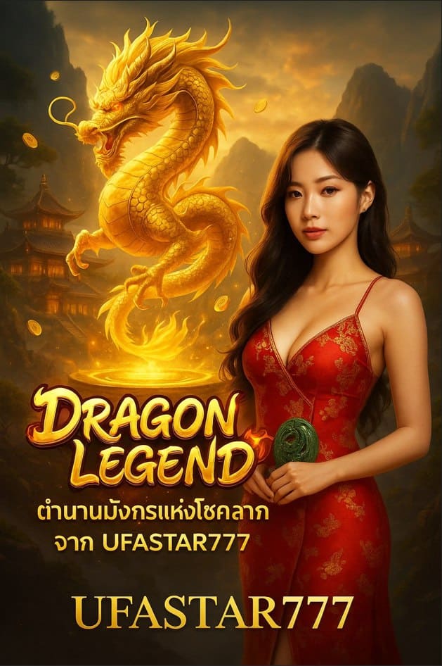 DRAGON LEGEND เกมสล็อตตำนานมังกรทองแห่งโชคลาภจาก UFASTAR777