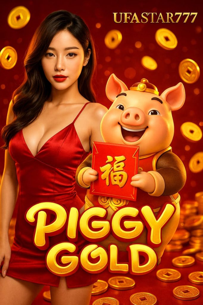 PIGGY GOLD สล็อตหมูทองโชคลาภ แตกง่ายจาก UFASTAR777