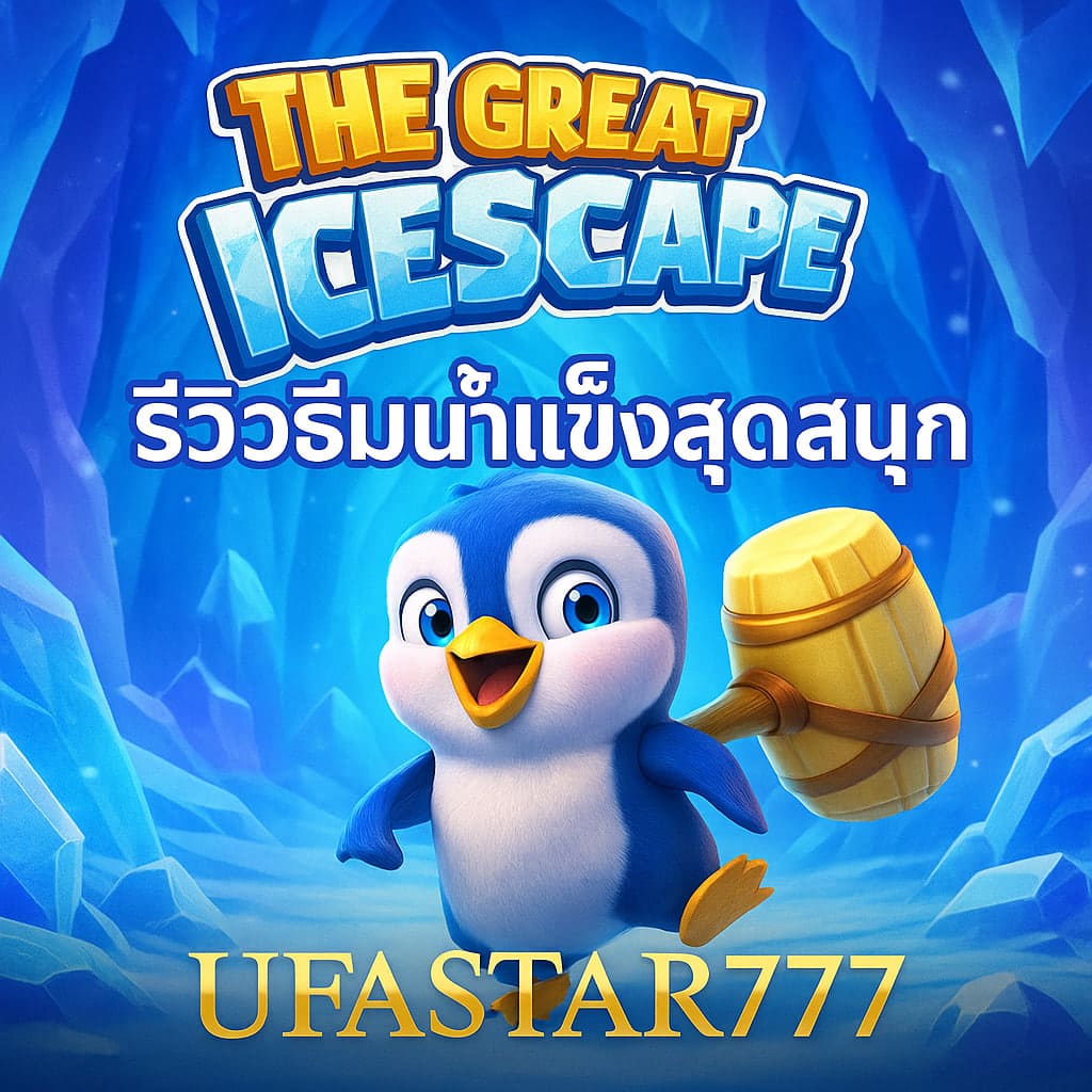THE GREAT ICESCAPE รีวิวธีมน้ำแข็งสุดสนุก | UFASTAR777