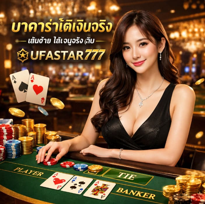 บาคาร่าได้เงินจริง เกมคาสิโนยอดนิยม สร้างรายได้จริงที่ UFASTAR777