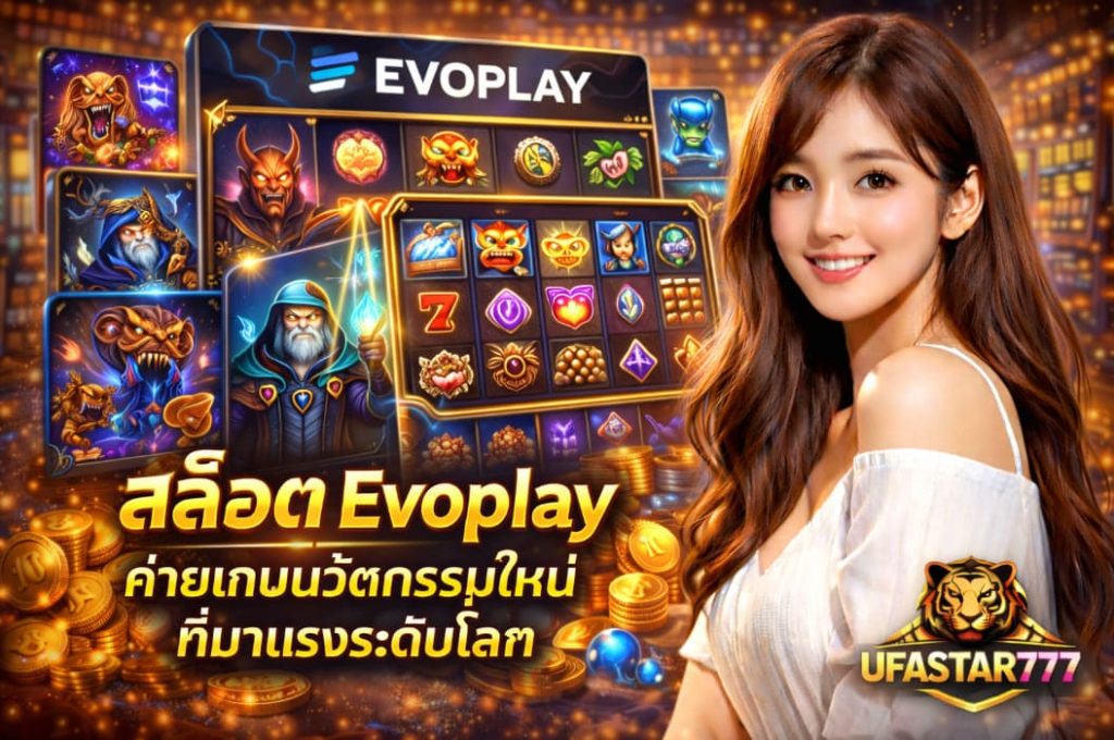 สล็อต Evoplay ค่ายเกมนวัตกรรมใหม่ที่มาแรงระดับโลก | UFASTAR777